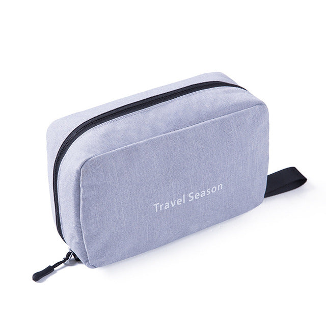 Necessaire Vanity Nylon Men Women Toilet Toiletry Kit Cosmetic Makeup Make Up Bag Case For Travel Organizer Pouch Female Neceser