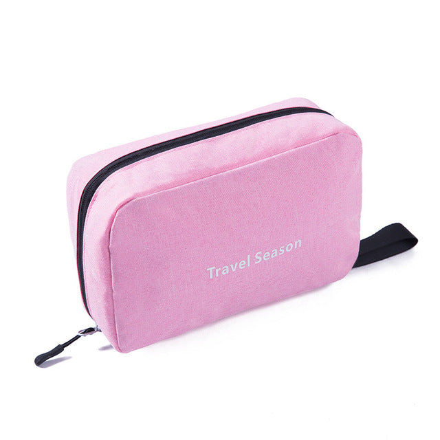 Necessaire Vanity Nylon Men Women Toilet Toiletry Kit Cosmetic Makeup Make Up Bag Case For Travel Organizer Pouch Female Neceser